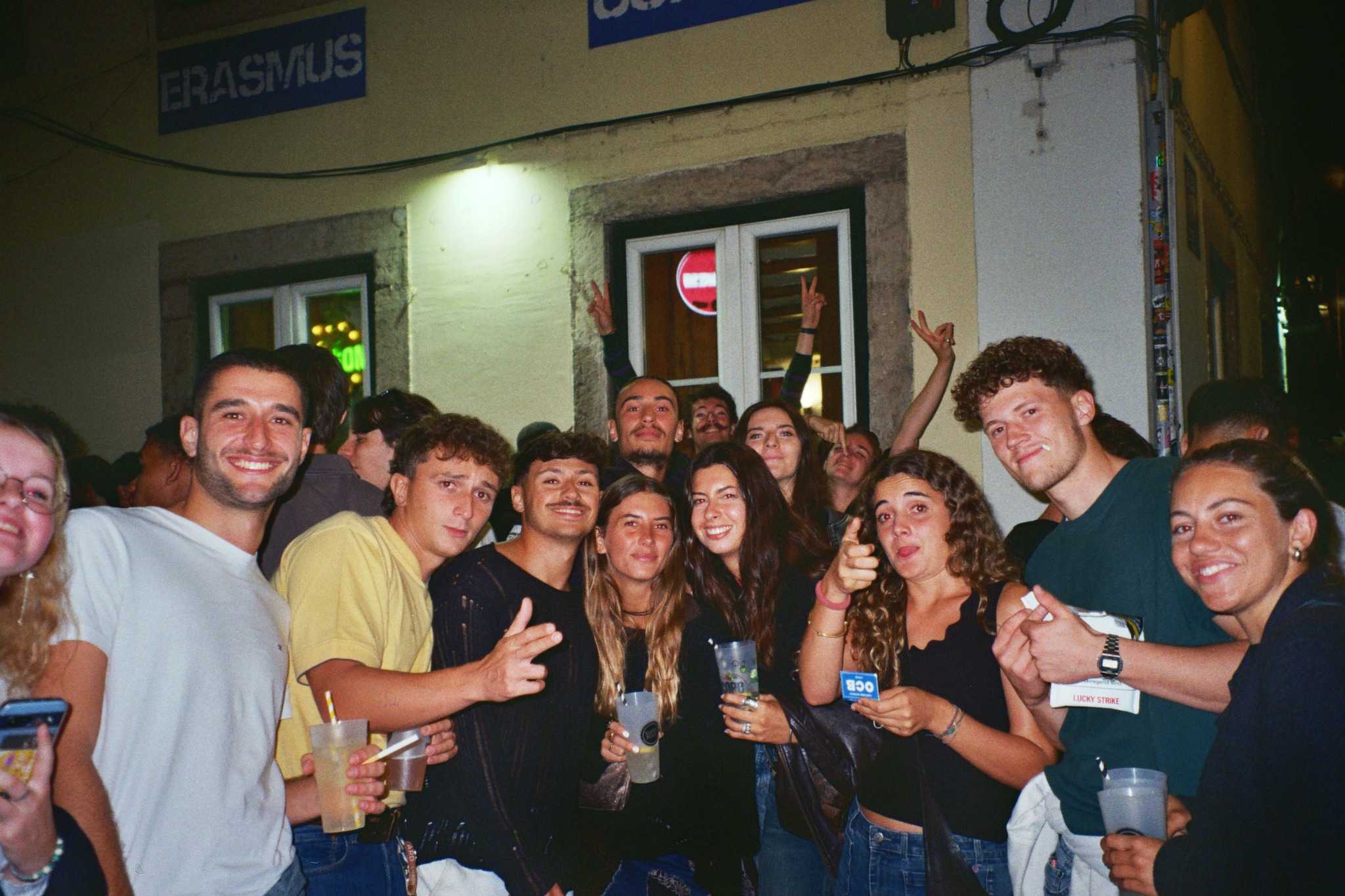 Francesca sharing a night out with friends